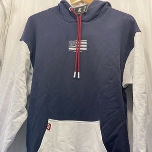 COPY - AAF all american roughneck blue hoodie new with tags with pocket medium